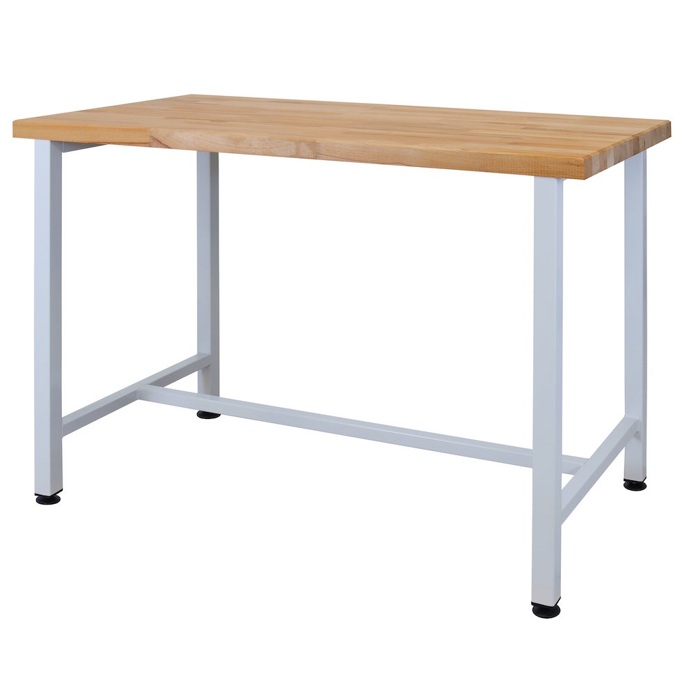 PROREGAL Rhino werkbank, afmetingen (H x B x D): 84 x 120 x 60 cm, draagvermogen: 300 kg, lichtgrijs