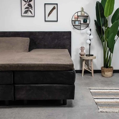 Hoeslaken Luxe Badstof - Splittopper