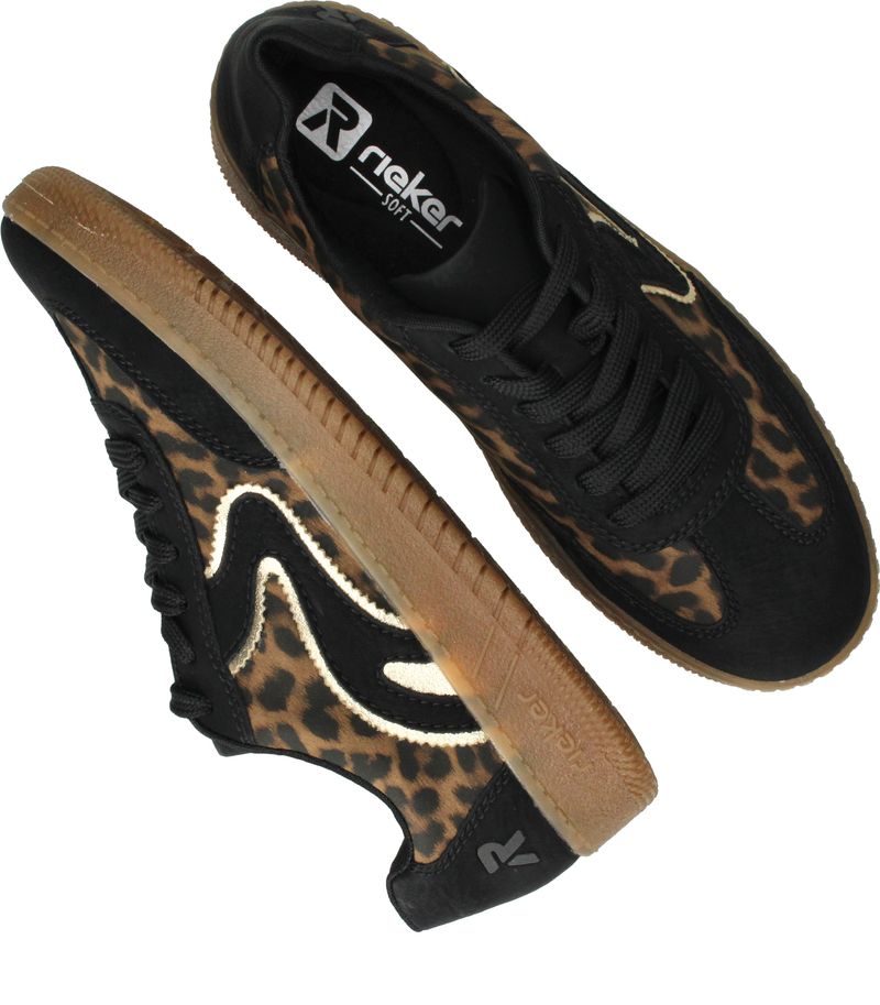 Rieker Sneakers Zwart Dames