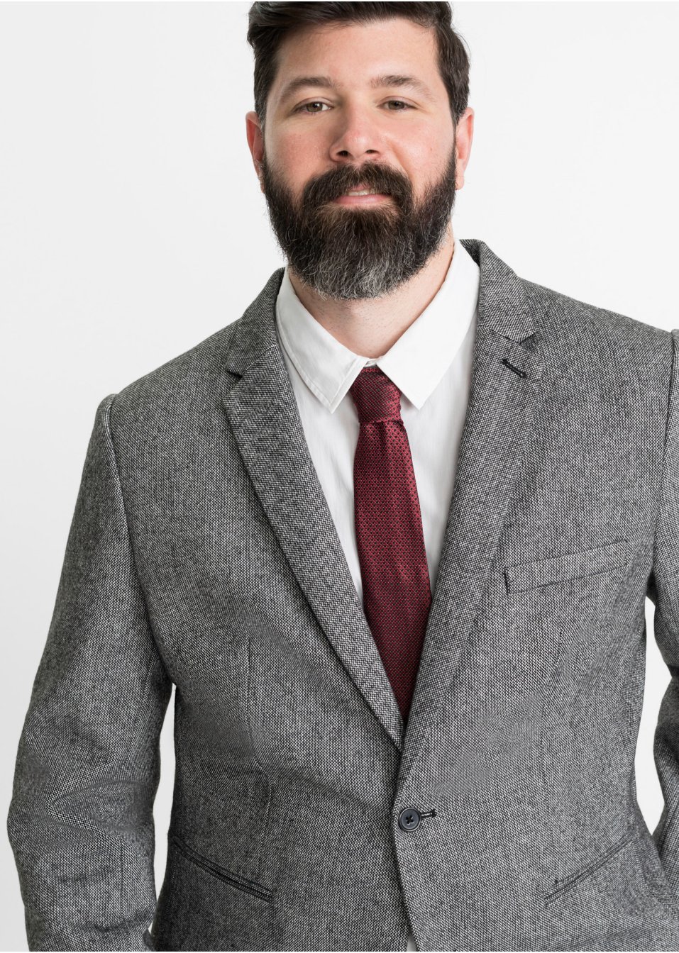 Costume (Ens. 4 pces.): veste, pantalon, chemise, cravate Slim Fit