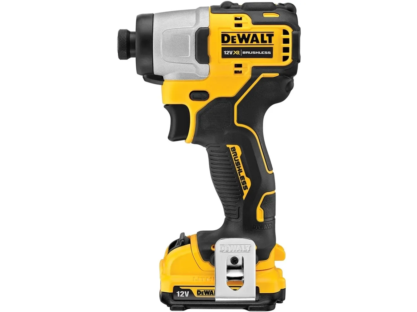 DeWALT DCF801D2-QW, Slagnøgle, Pistolhåndtag, 163 Nm, 435 mm, 350 mm, 120 mm