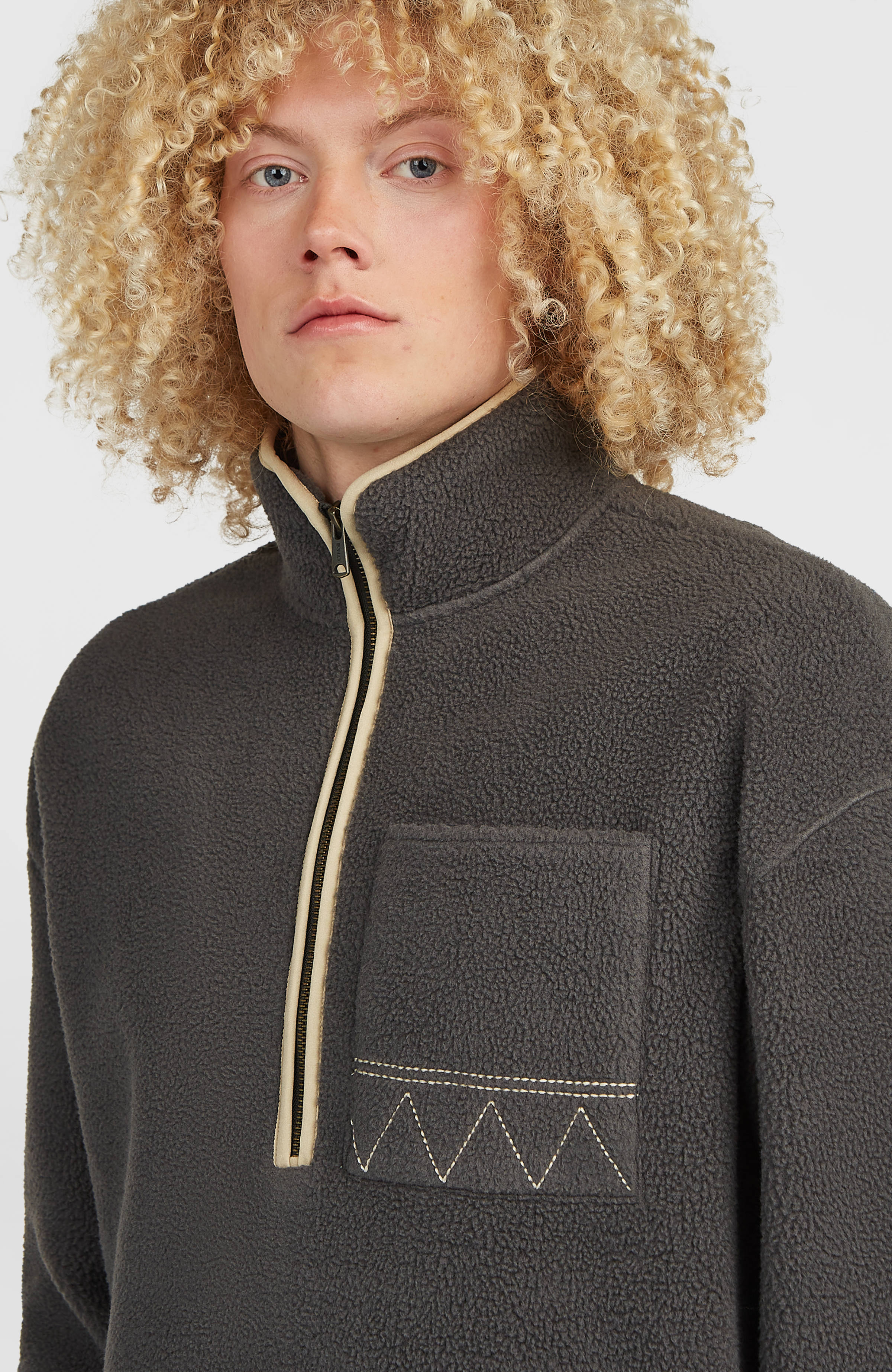 Trui O'Riginals Fleece met halve rits