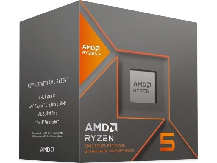 AMD Ryzen 5 8600G - 4.3 GHz - 6-core - 12 tråde - 16 MB cache - Socket AM5 - Box
