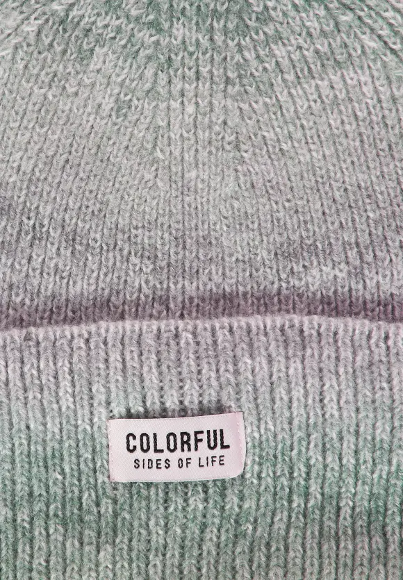 Beanie mit Farbverlauf - polar mint