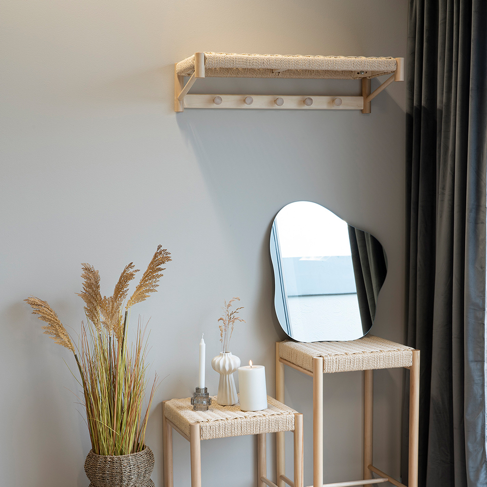Kapstok Loek Naturel hout
