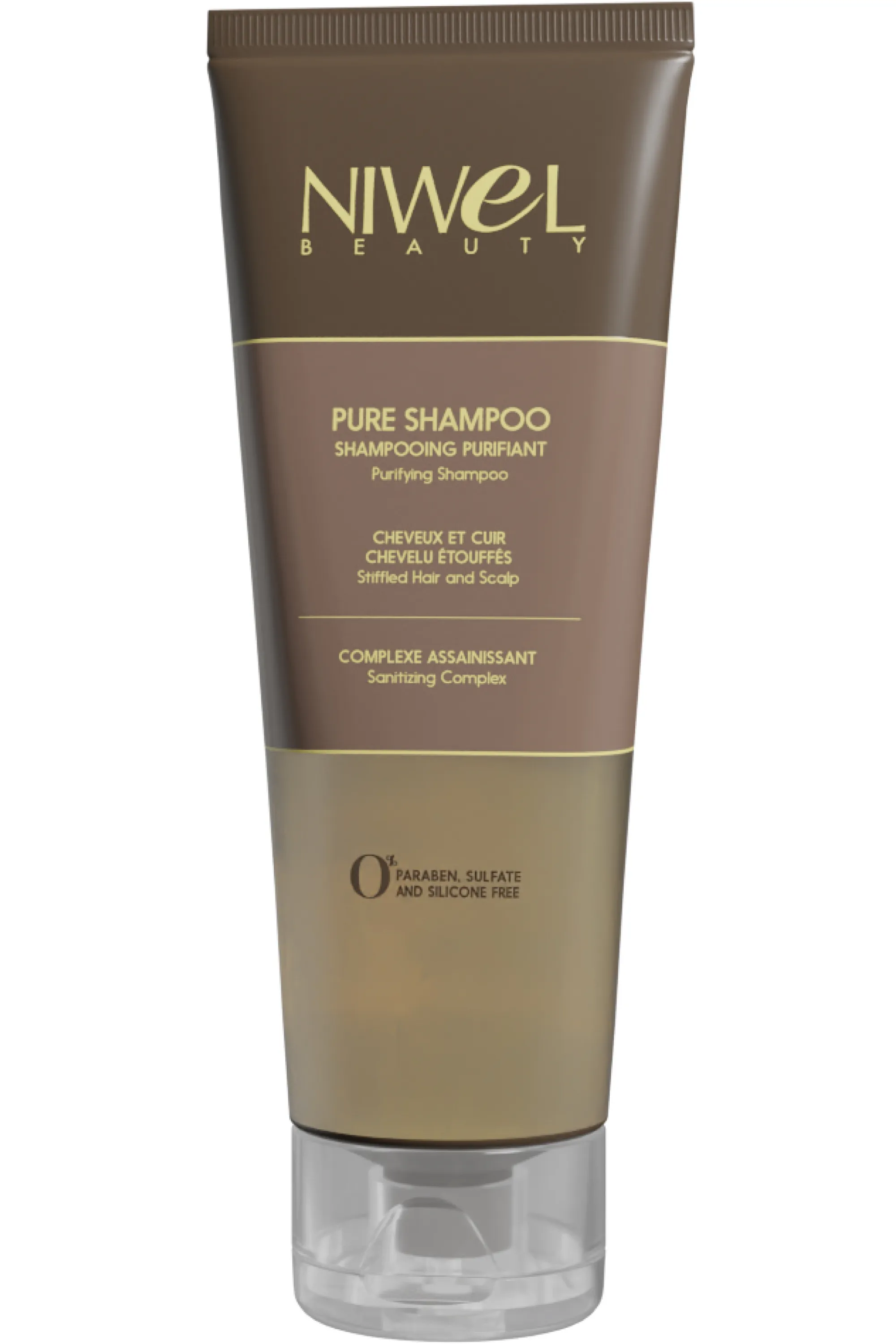 Niwel Beauty Shampoing purifiant et détoxifiant-250 ml