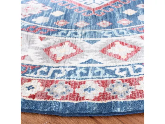 Tapis Navy & Red 201 X 201 cm - Kathleen