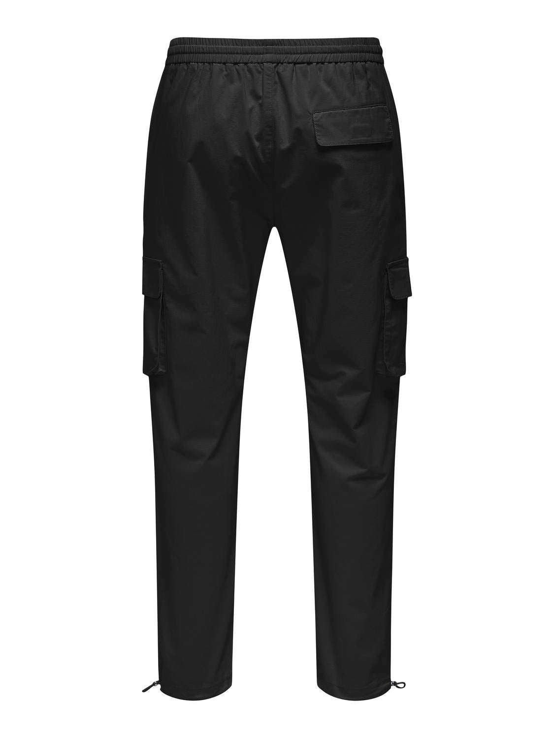 ONSCOMMON Slim Fit Cargo-Hose Black