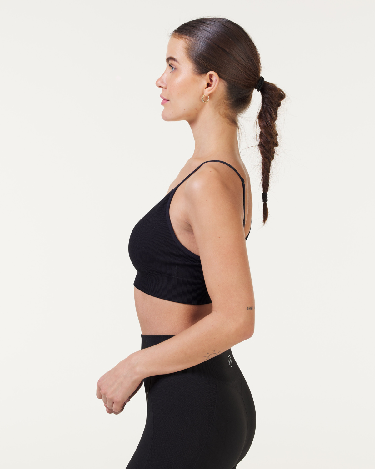 Bumpro Daily Seamless Rib Bra Black