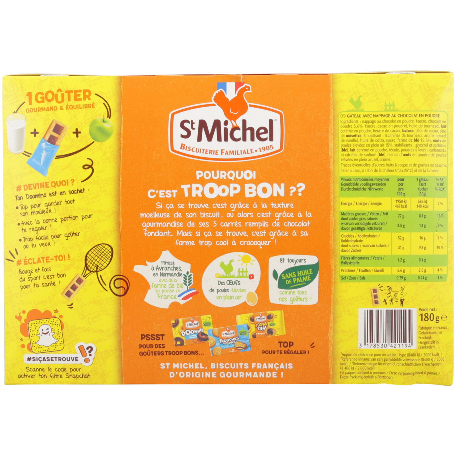 St. Michel Dooomino au chocolat