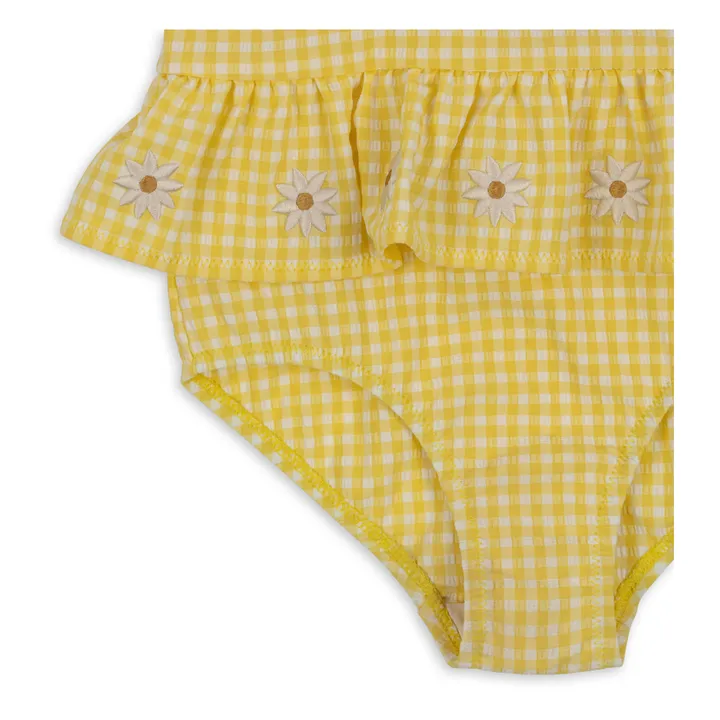 Konges Sløjd Maillot 1 Pièce Soline Vichy | Jaune