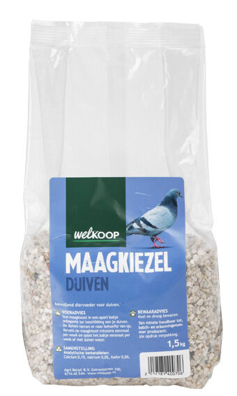 Welkoop Maagkiezel - Duiven - 1.5 Kilogram