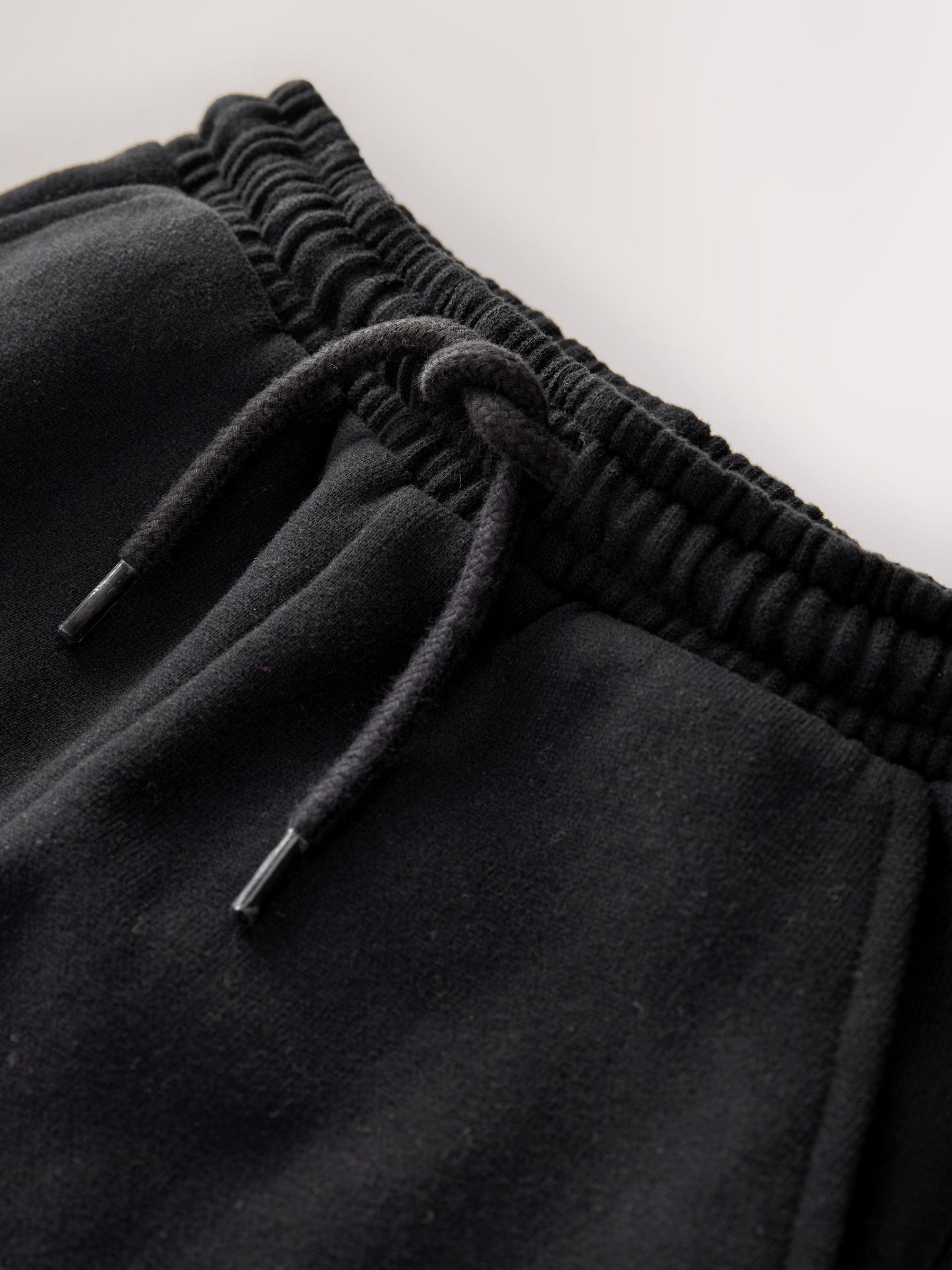 Zwart - Zacht aanvoelende jersey joggingbroek (3 mnd-7 jr)
