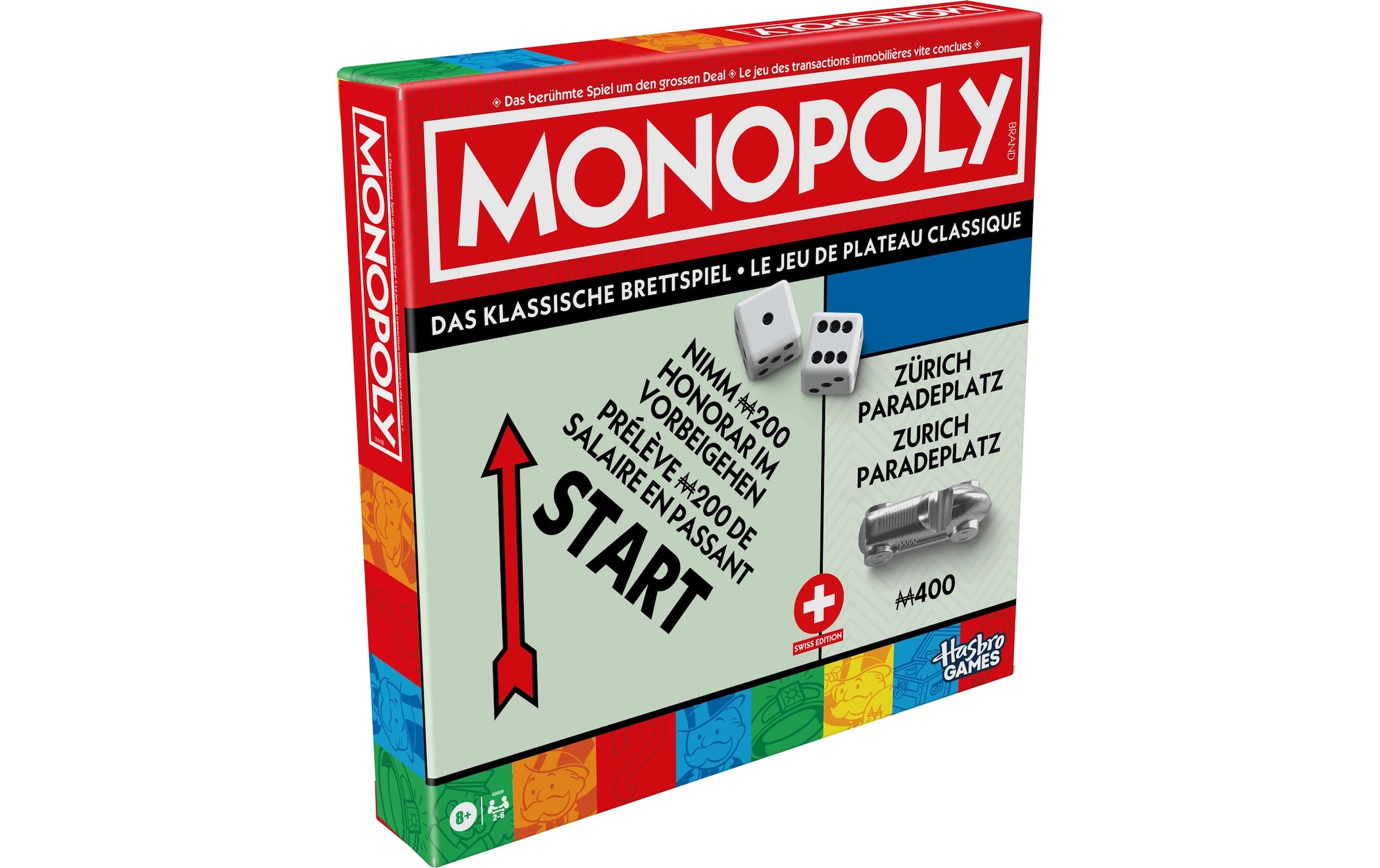 Hasbro Spiel »Monopoly Classic Refresh Schweizer Edition«