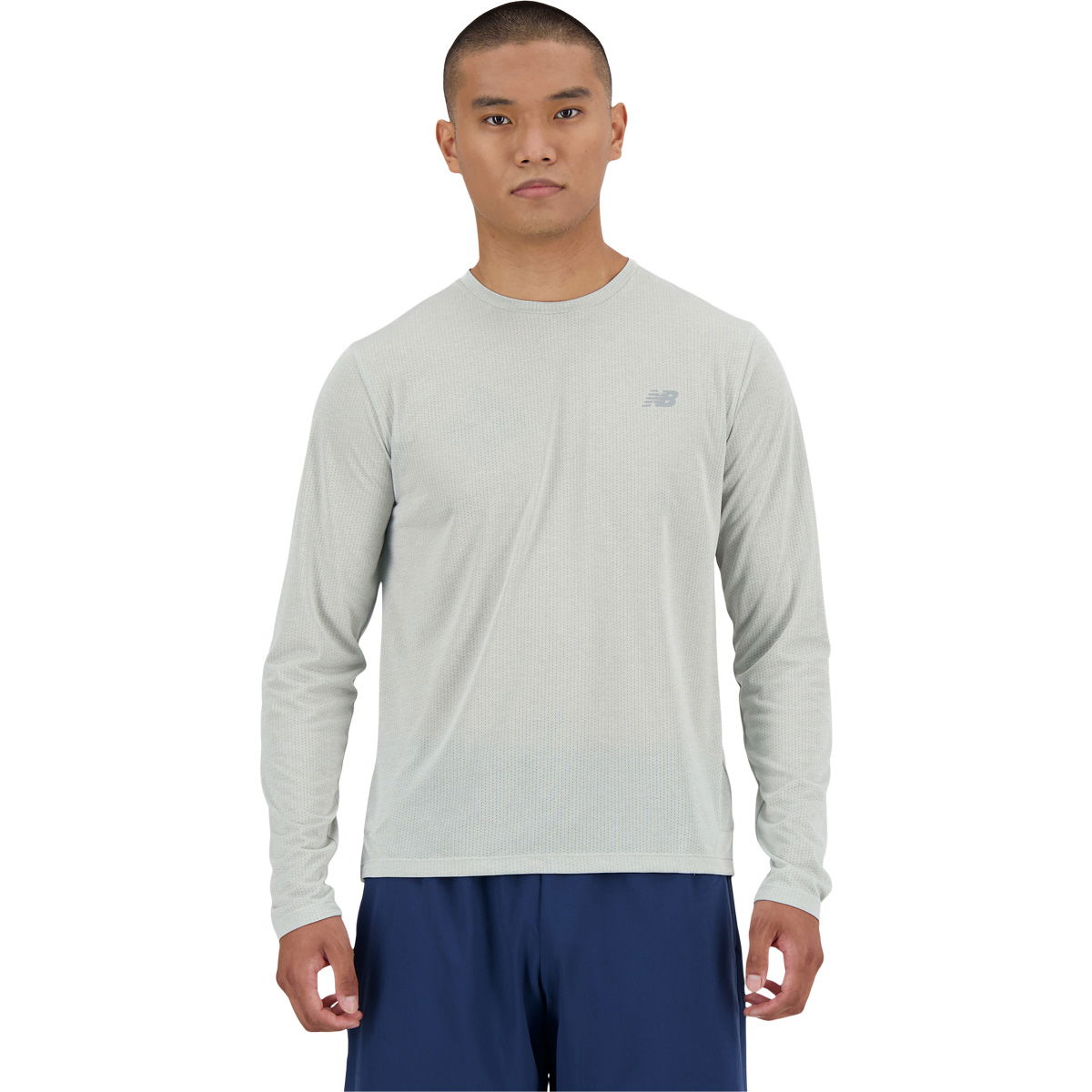New Balance Athletics Run Langærmet Løbe T-shirt Herre