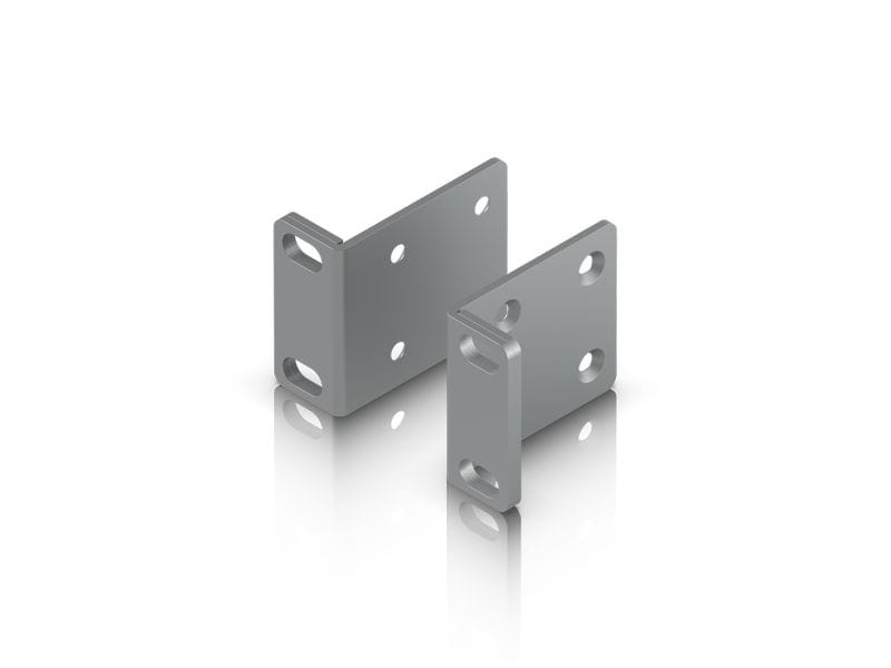Ubiquiti Rack Ear Kit 1U Ersatz-Rackwinkel für UniFi 1U Rackmount-Geräte mit mitgelieferten Precision Rack Mount-Einsätzen und Schrauben