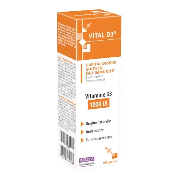 Ineldea Natural Health Vital D3 20ml