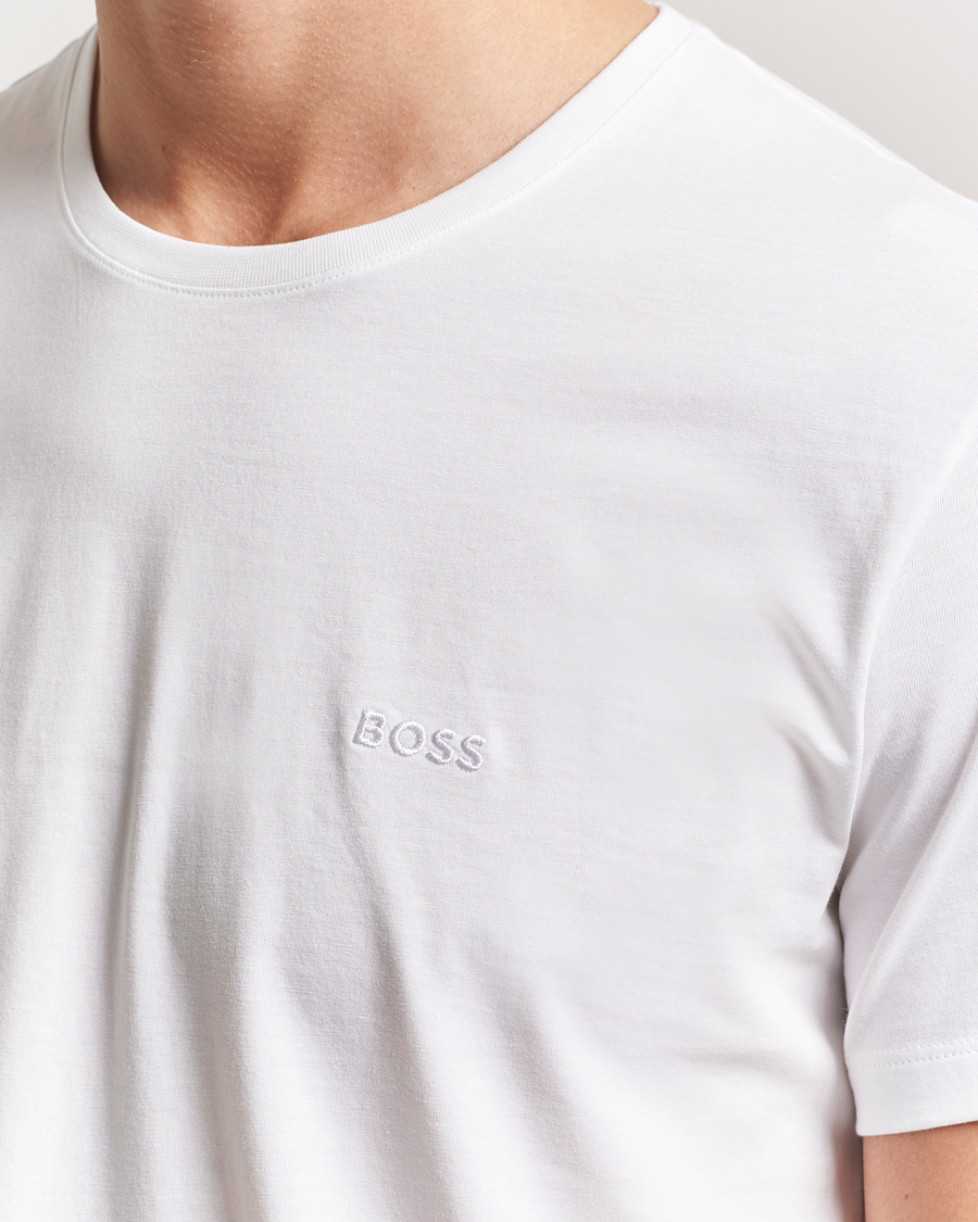 BOSS BLACK 2-Pack Relaxed Fit Crew Neck T-Shirt White