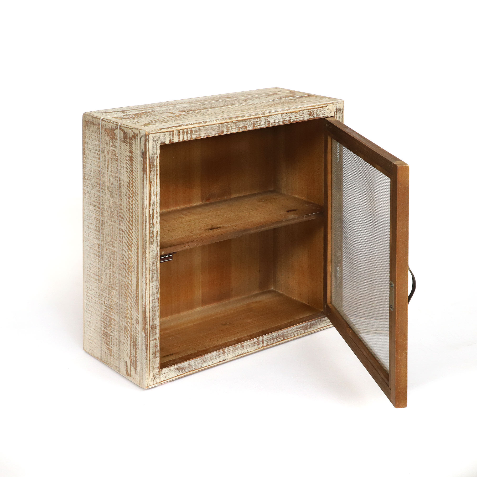 Wandschrank, Tannenholz, H 38 cm, B 38 cm, T 17 cm von fischer's lagerhaus