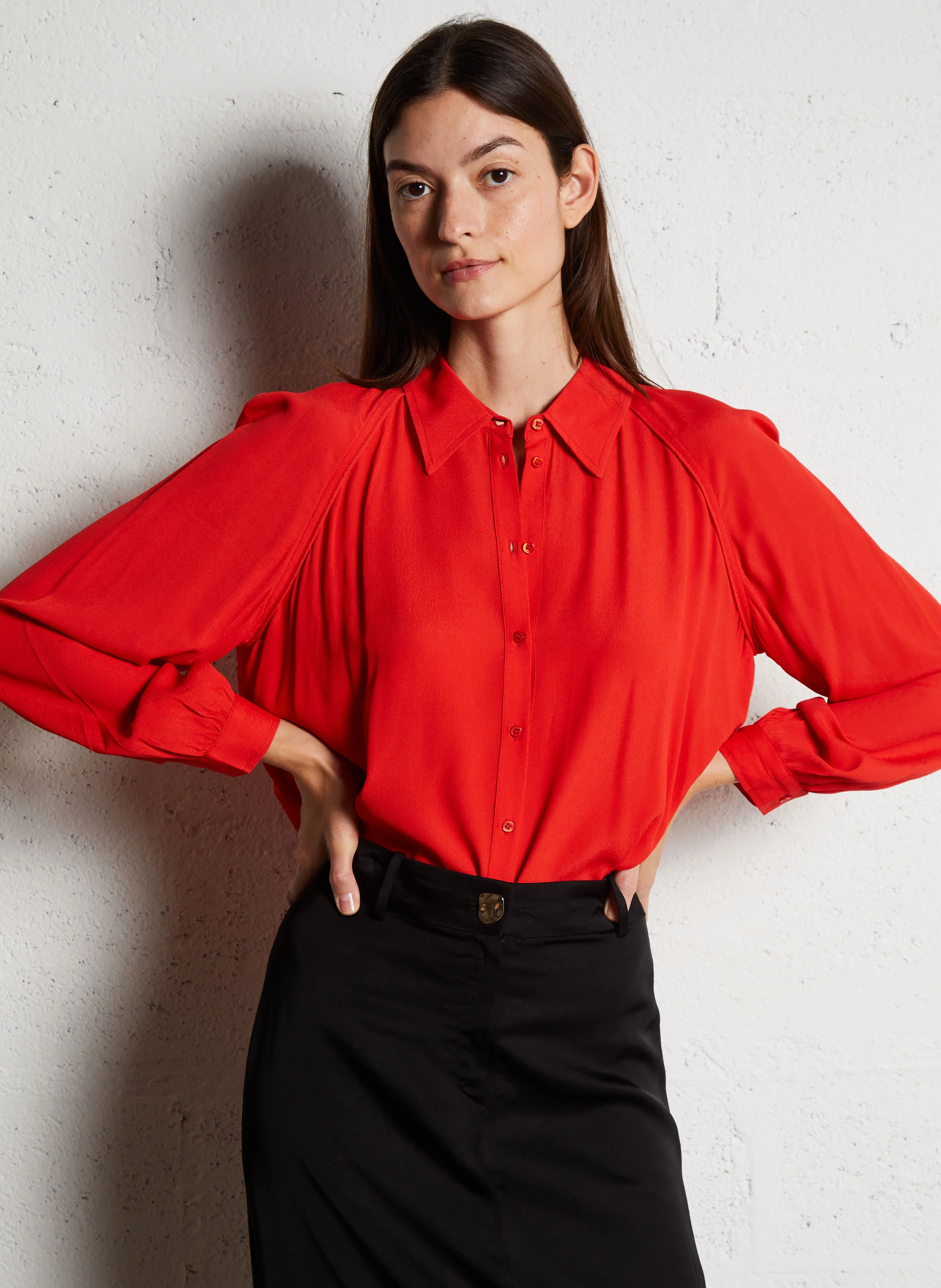 MARVIN - Chemise col classique droite | Rouge