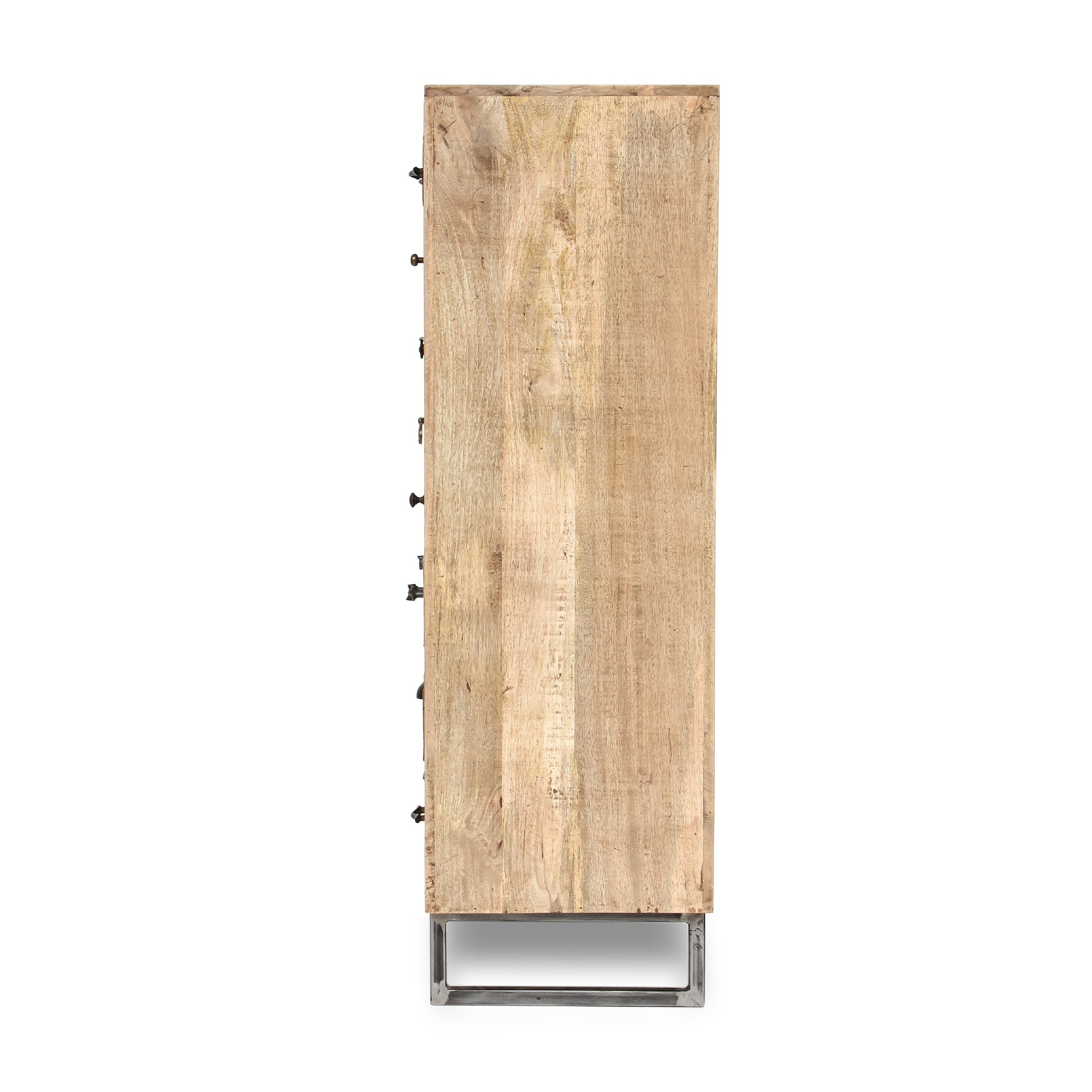 Kommode 'Beaucoup', braun, T 42 cm, B 80 cm, H 135 cm von fischer's lagerhaus