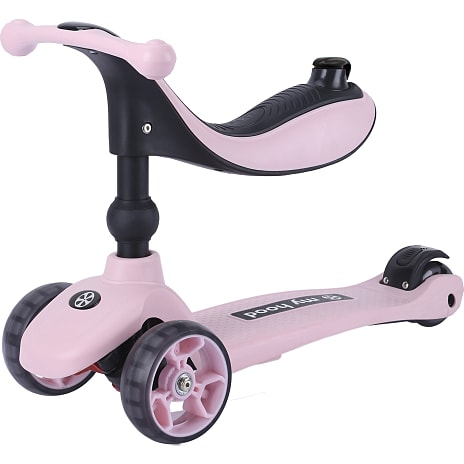 My Hood Kick'n'Ride løbecykel - Rosa