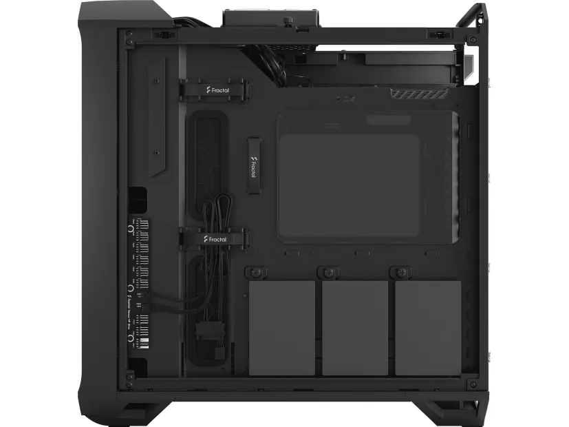 Fractal Design Torrent Compact - Tower - udvidet ATX - ingen strømforsyning (ATX) - sort TG mørk tone - USB/Lyd