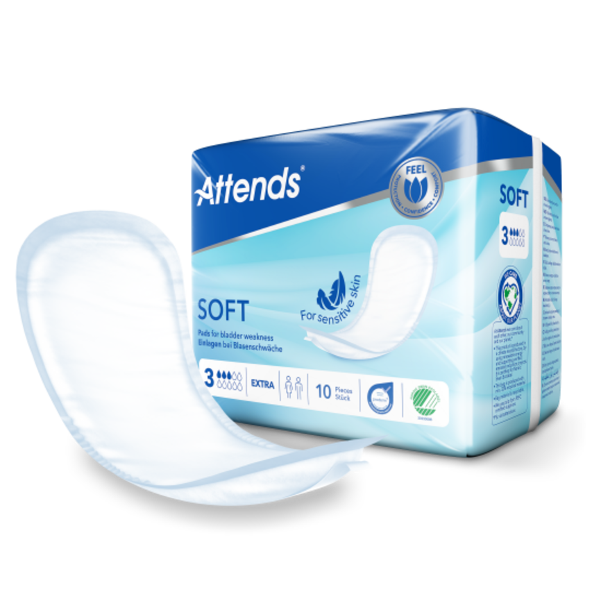 Attends Soft 3 Extra 10 stk