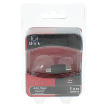 Q-Link tulp verbinder RCA-RCA female