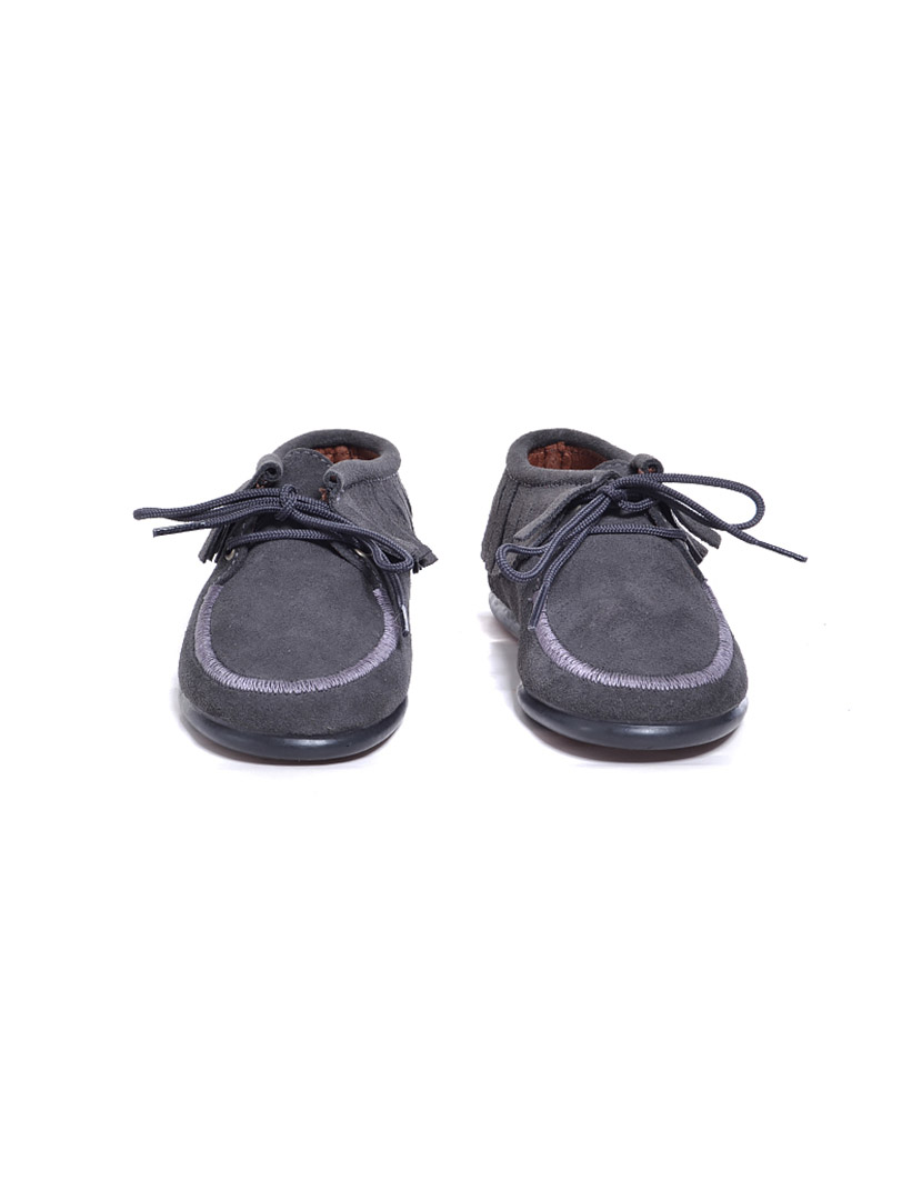 Girls' Shoes with Grey Fringes