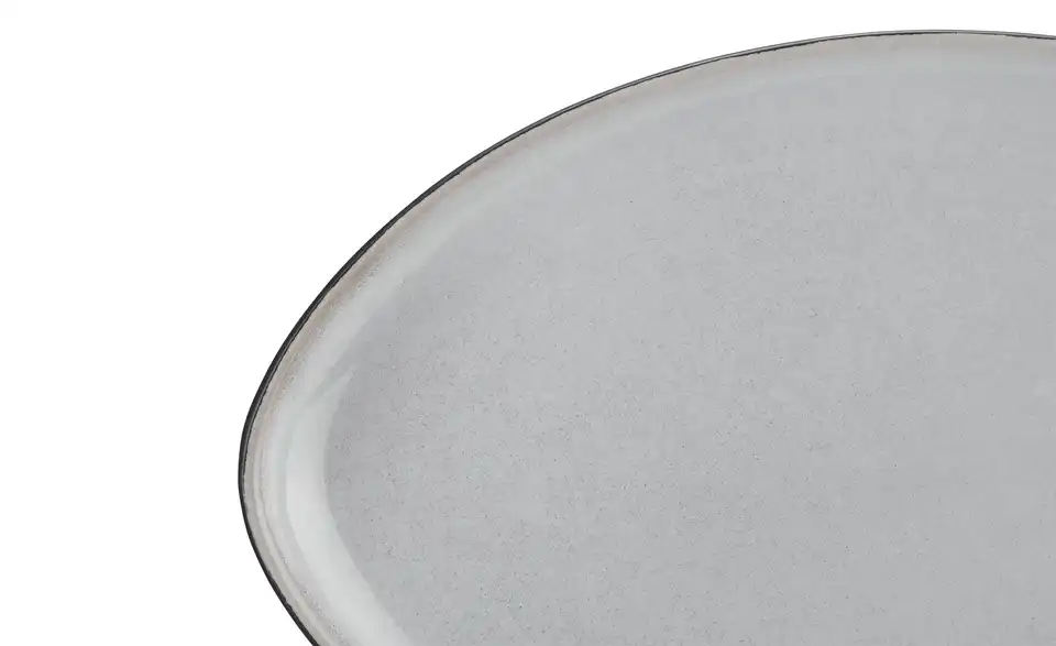 Peill+Putzler Servierplatte Como Schwarz, matt, Grau 41 cm