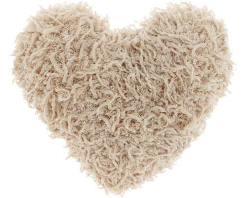 Decoratief kussen Romeo Hart 45x45 cm taupe