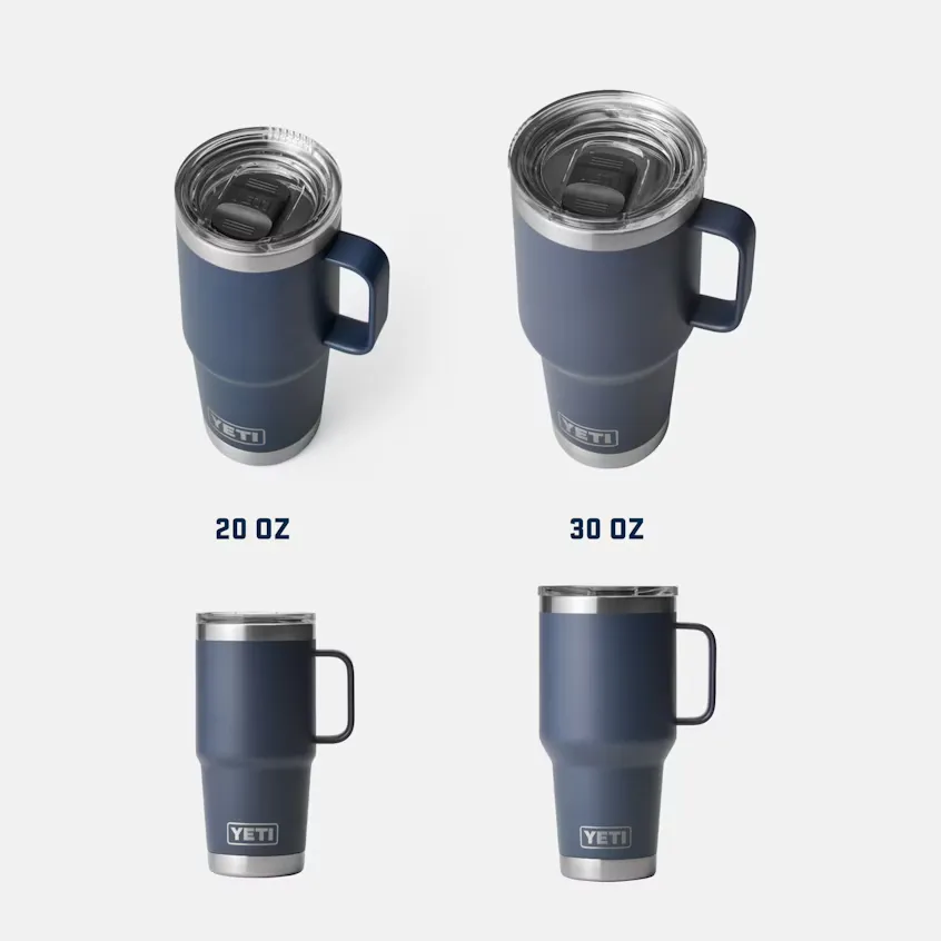 Yeti Rambler 20 Oz Travel Mug Big Sky Blue