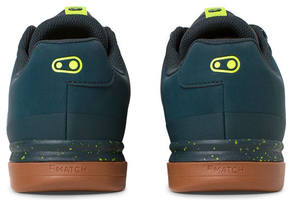 Chaussures VTT Crankbrothers Mallet Lace Edition Limitée Splatter Bleu/Vert Citron