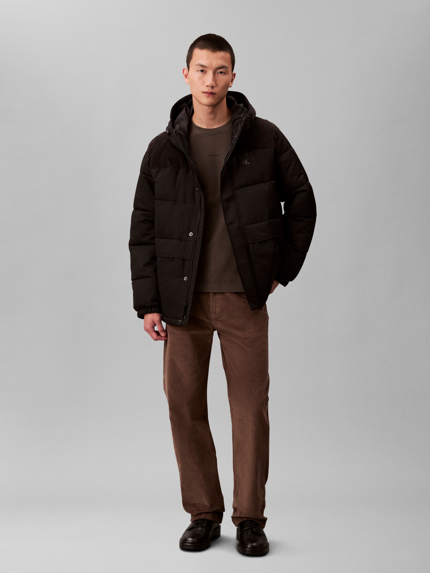 Calvin Klein Jeans Steppjacke mit Kapuze Kapuze, regular fit, wattiert