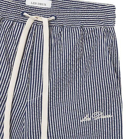 Les Deux Badeshorts - Stan Stripe - Light Sand/Blaupause
