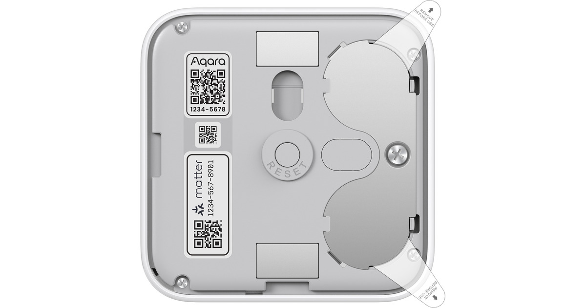 AqaraClimate Sensor W100  (Wit, Zigbee, Thread, Bluetooth, Matter)