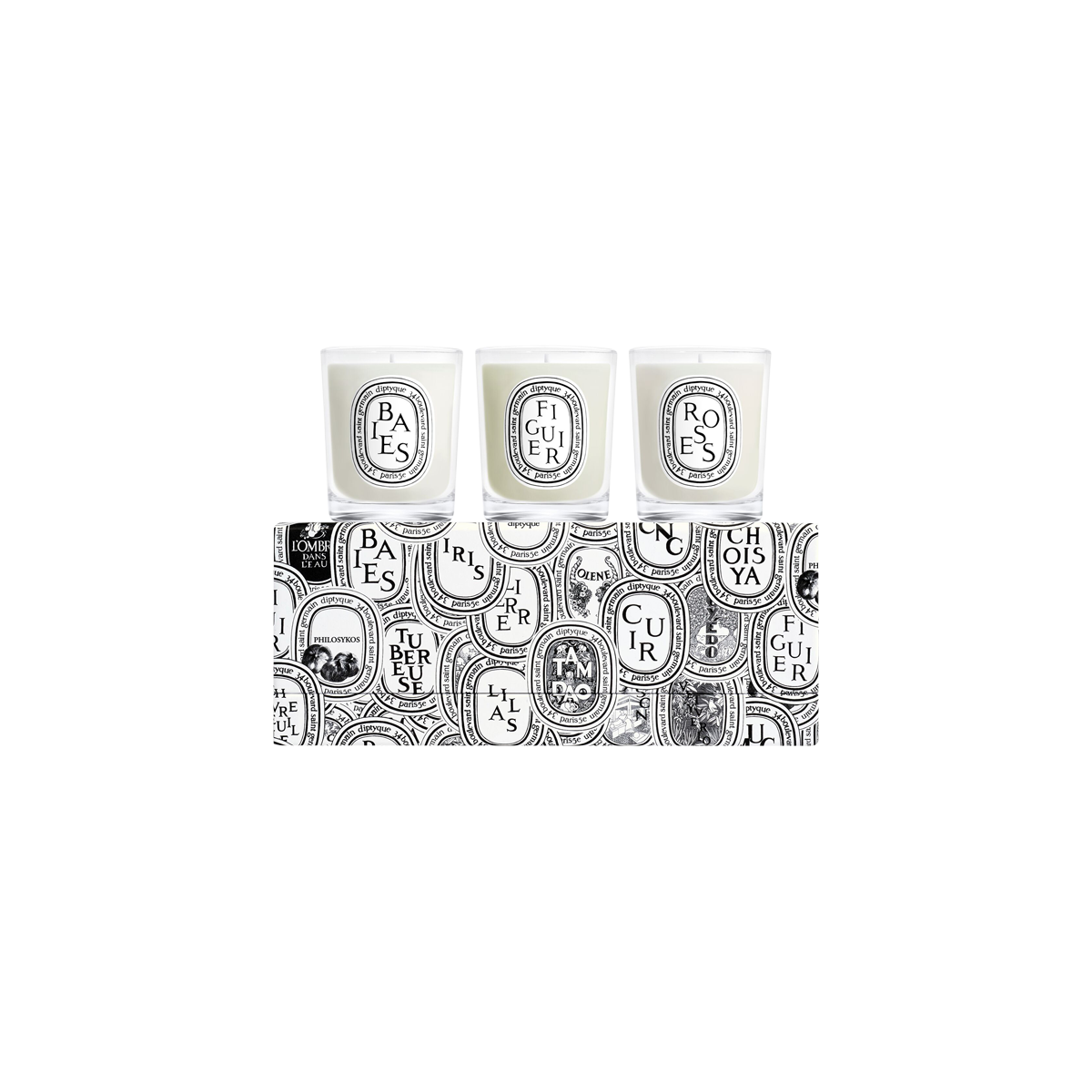 Set of Mini Scented Candles 3x70gr