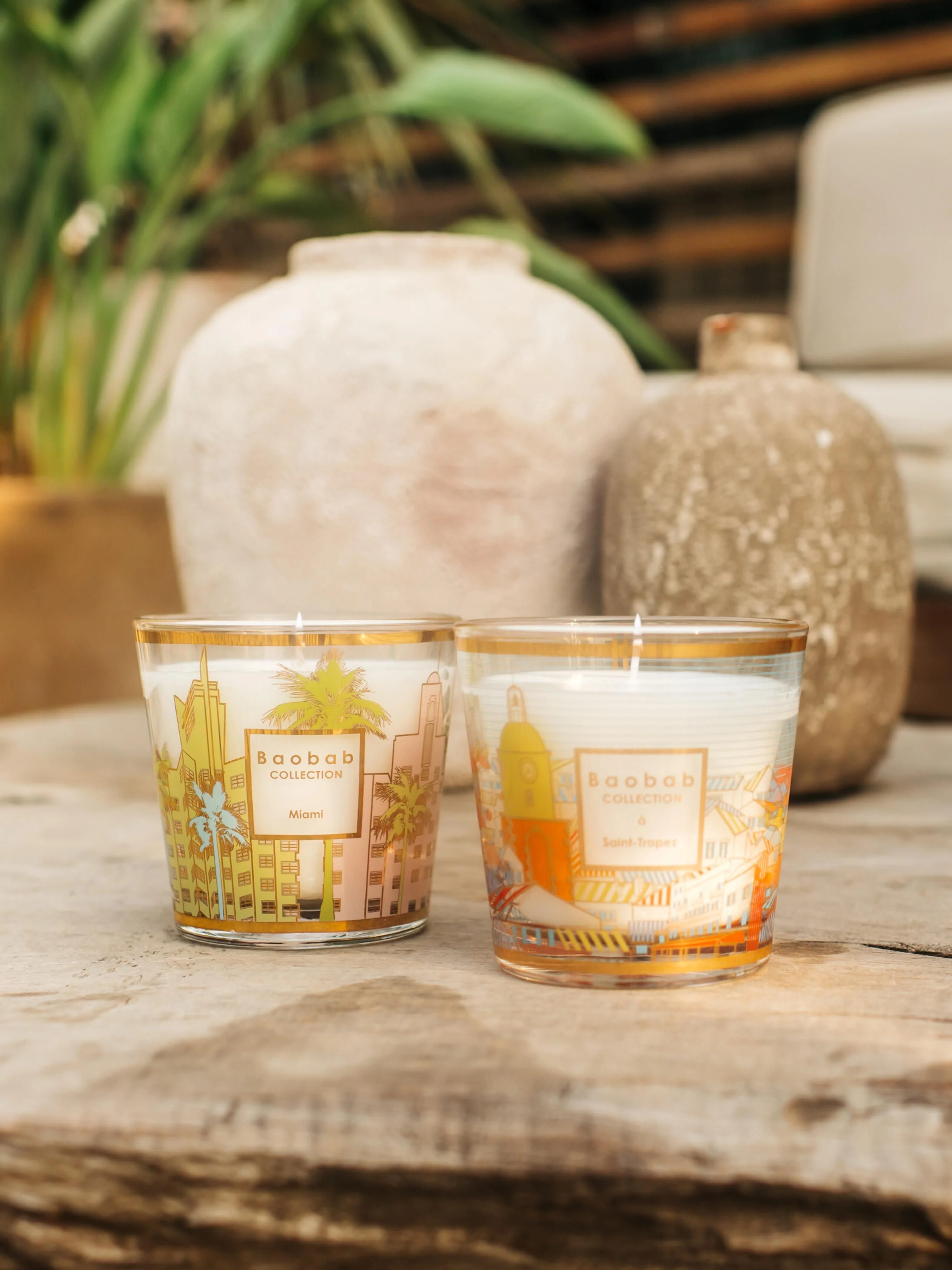 Geurkaars My First Baobab Miami (zoutbloem, maritieme den & cipres)