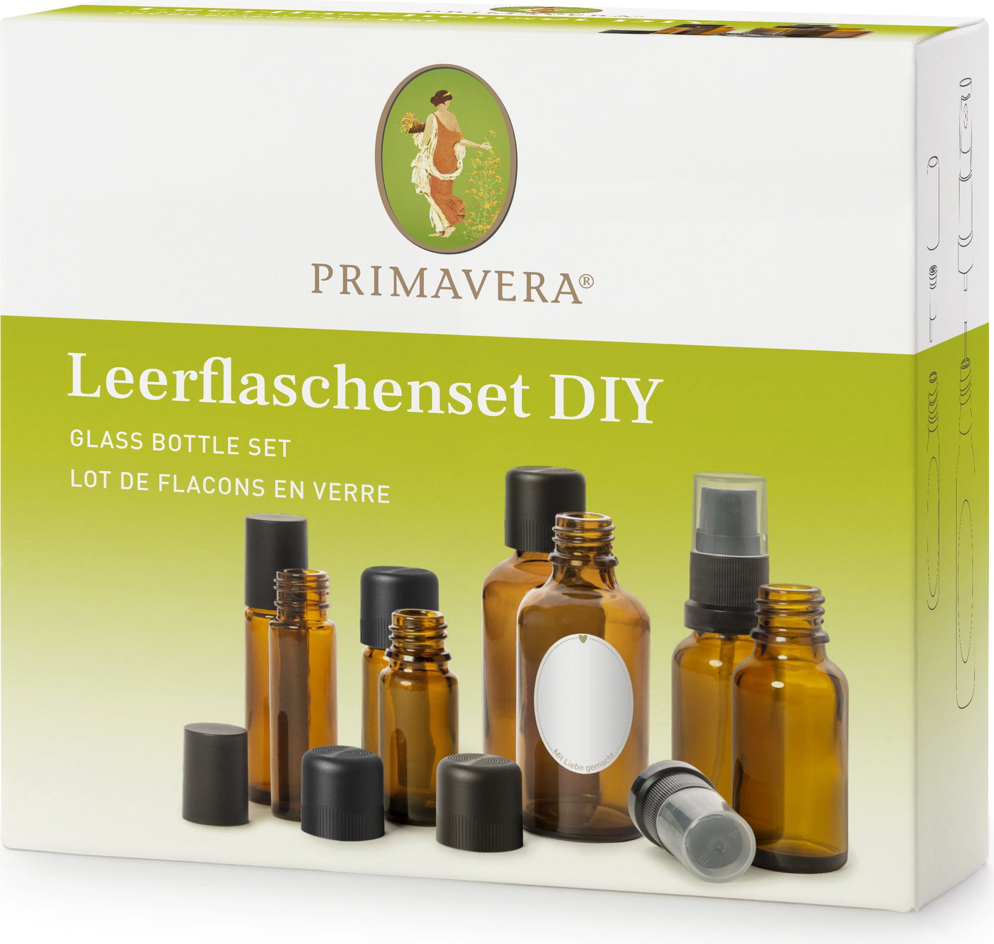 PRIMAVERA  Leerflaschenset DIY