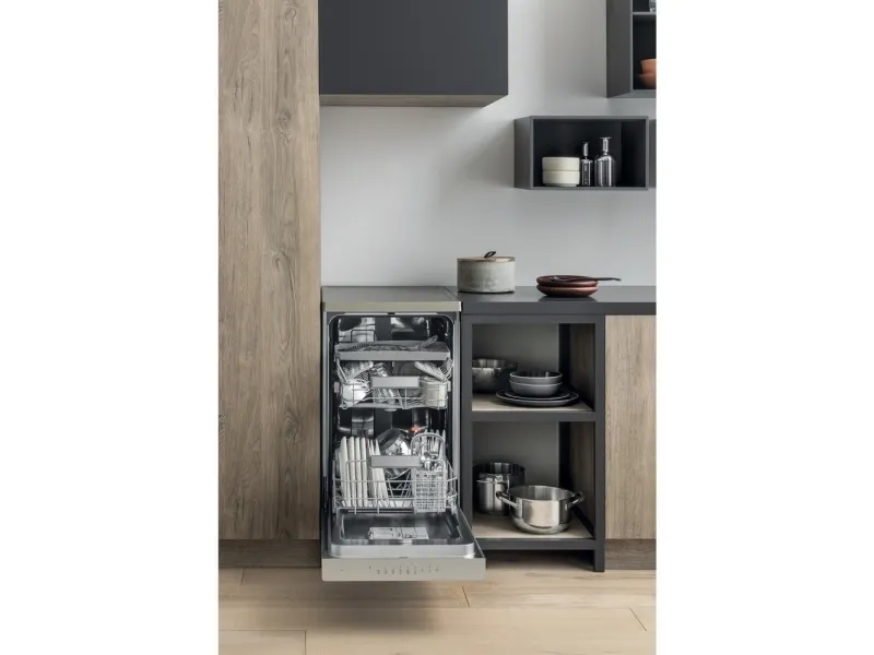 Hotpoint-Ariston HSFO 3T223 WC X - Opvaskemaskine - Rustfrit stål