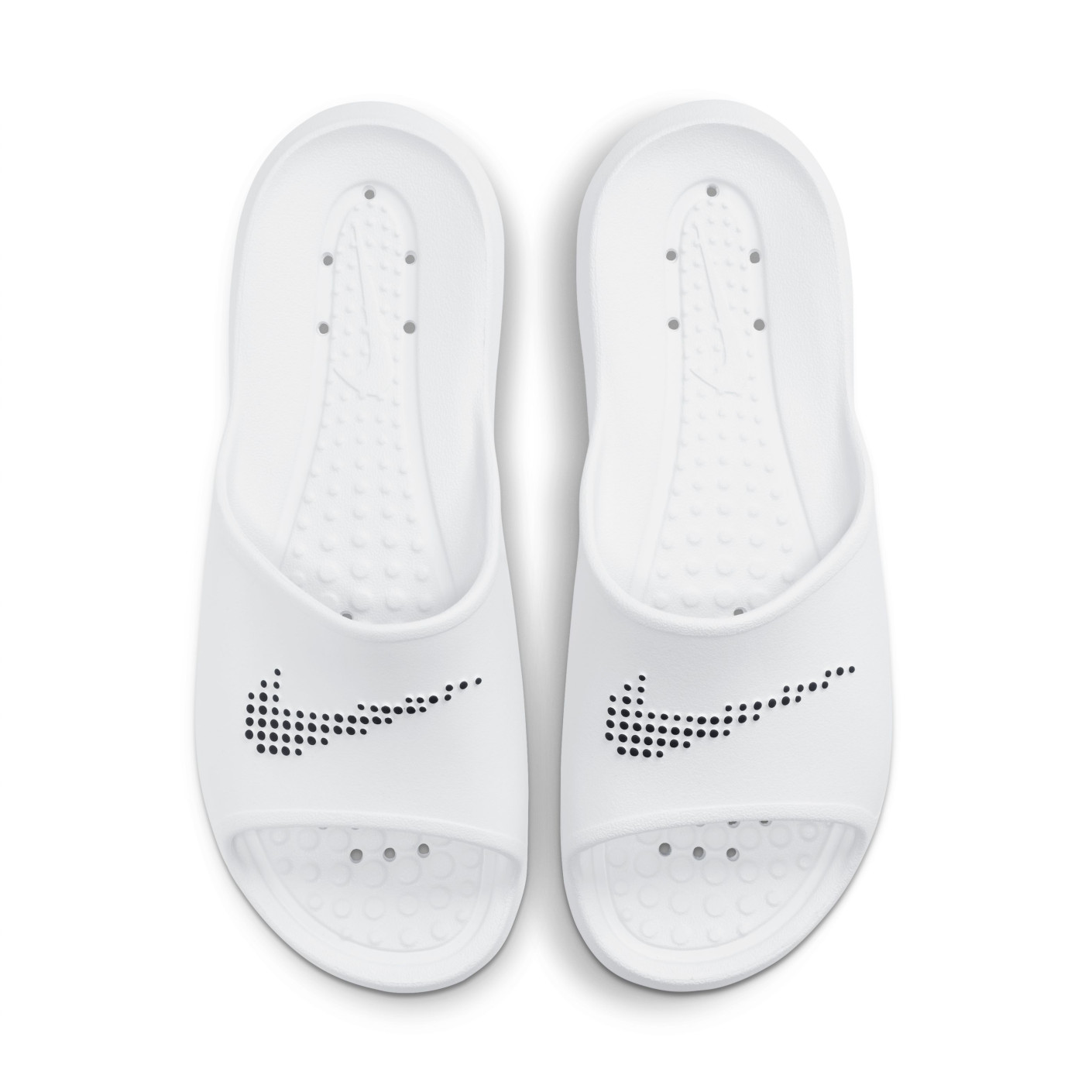 Nike Victori One Douche Slippers Wit Zwart