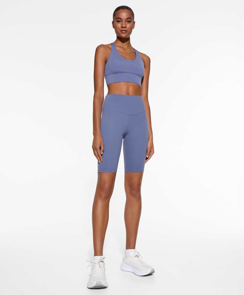 Calça legging de ciclismo Comfortlux de cintura alta, 25 cm