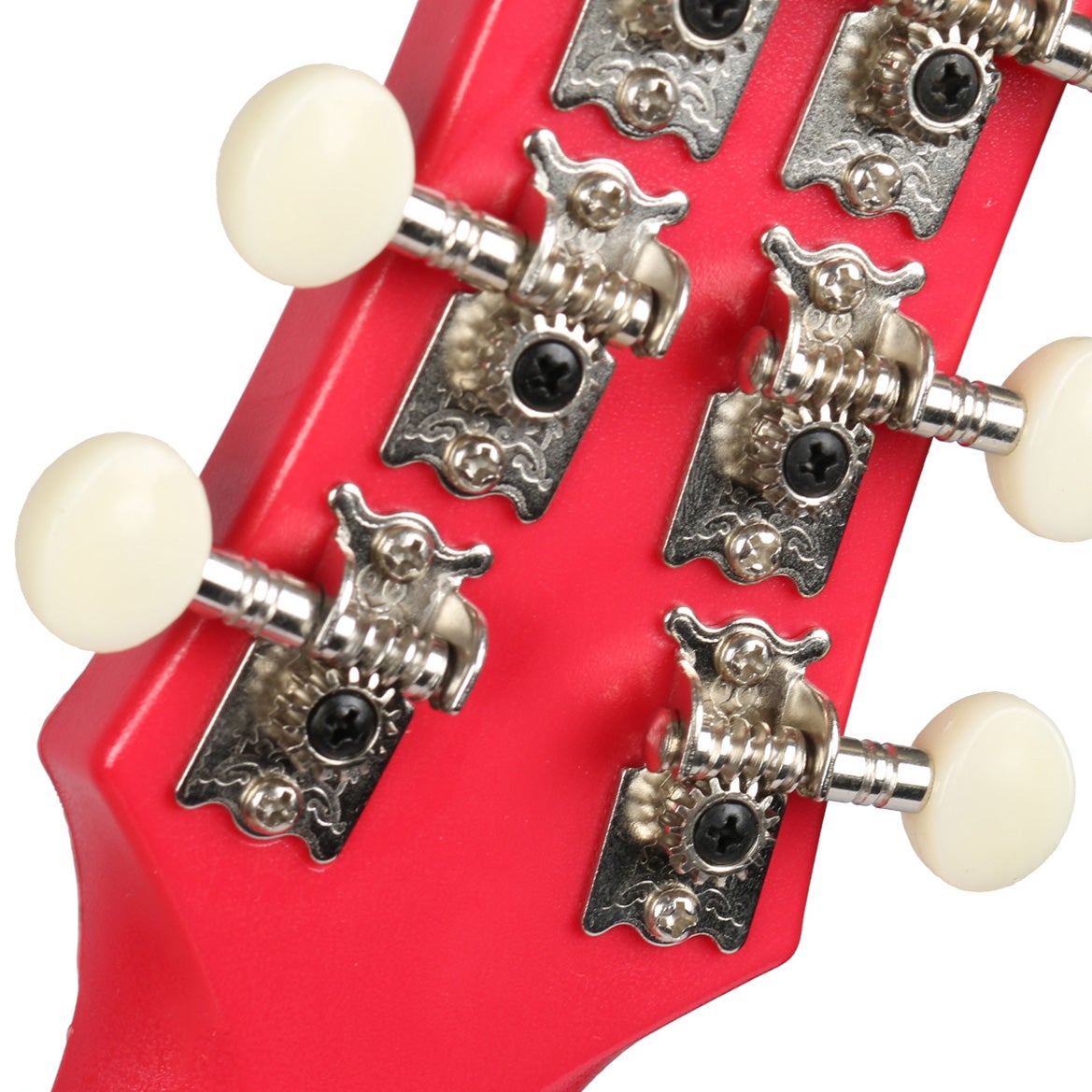 Korala PUG-40-RD polycarbonaat guitarlele licht rood