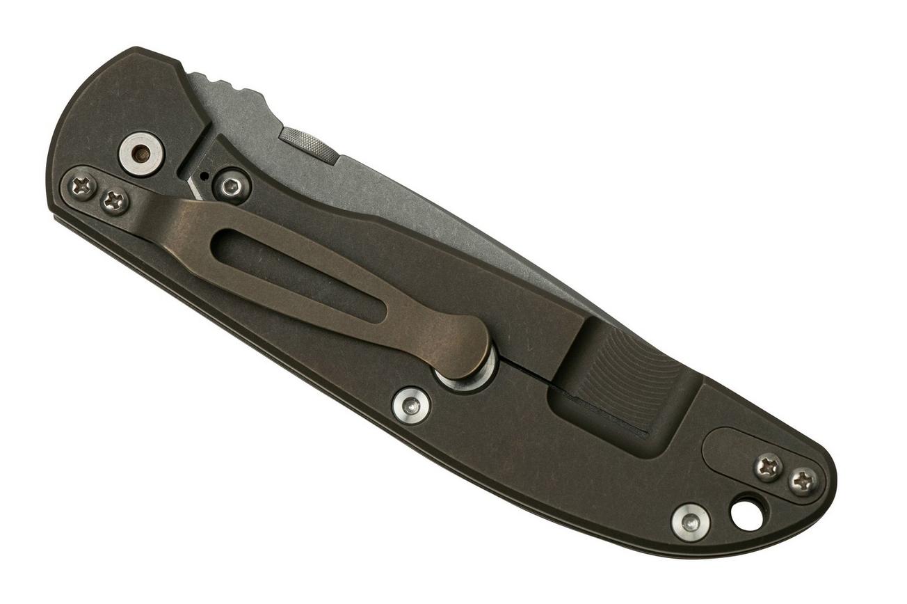 Rick Hinderer FireTac Spanto Acid Stonewash, Battle Bronze OD Green G10, zakmes