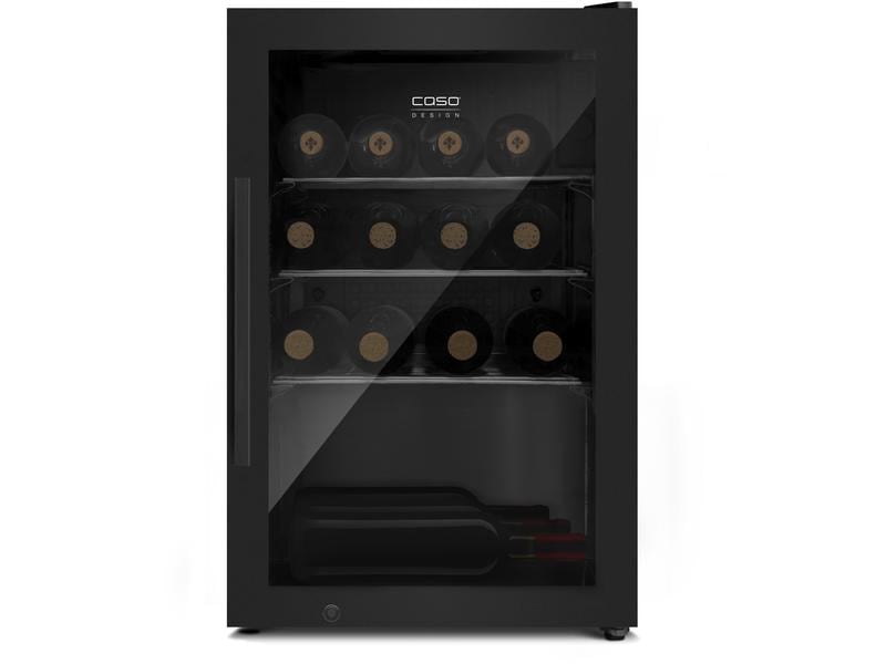 Caso Weinkühlschrank Barbecue Cooler R Schwarz, Rechts Freistehender Weinklimaschrank mit Kompressortechnik