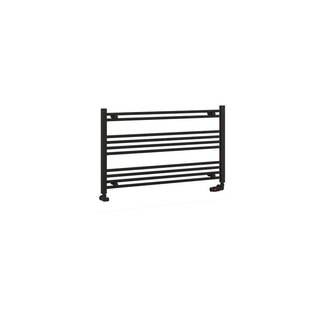 Eastbrook Wendover handdoekradiator 100x60cm 510W zwart mat