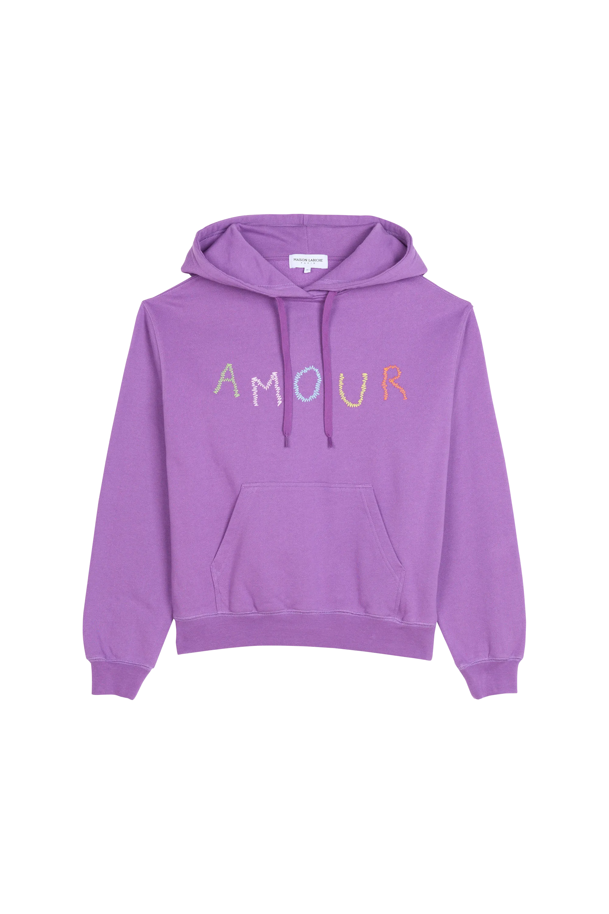 MAISON LABICHE Hoodie REAUMUR AMOUR SCRAWL/GOTS Violet