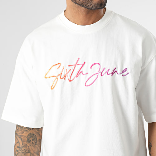 Tee Shirt Oversize Large 23355 Blanc