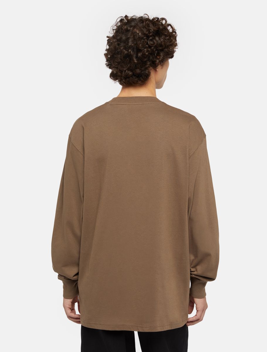 Dickies Luray Pocket Tee LS Mushroom